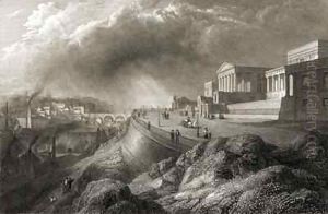 The New Royal High School, Edinburgh by Lieutenant-Colonel Batty
