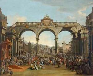 A scene from 'Didone Abbandonata' by Francesco Battaglioli