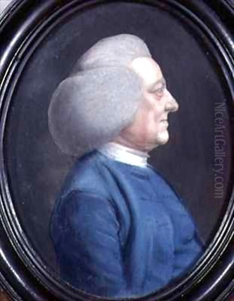 Portrait of a man wearing a Blue Coat - view 1
