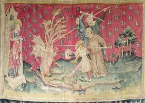 The Dragon Fighting with the Servants of God by Nicolas Bataille