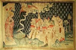 The second angel announces the fall of Babylon by Nicolas Bataille