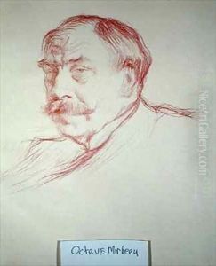 Octave Mirabeau (1848-1917) by Henry Bataille