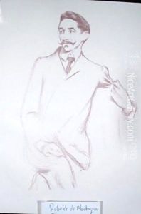 Portrait of Robert de Montesquiou (1855-1921) by Henry Bataille