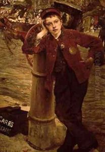 London Shoeshine Boy by Emile Bastien-Lepage