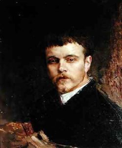 Self portrait of the artist as a young man by Emile Bastien-Lepage