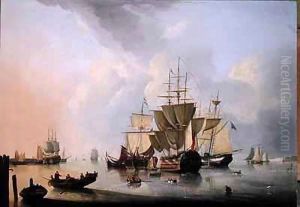A Two Decker and other Vessels A Two Decker and other Vessels