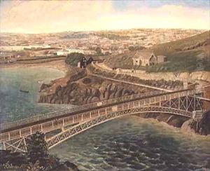 Launceston Town, Tasmania by M. Bass