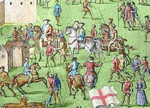 The Encampment of the English Forces near Portsmouth during the Battle of the Solent 2 by James Basire
