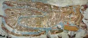 Map of Venice by G. Barzenti