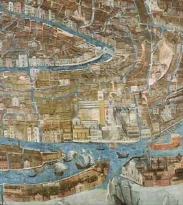 Map of Venice 2 by G. Barzenti