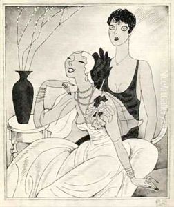 Lorelei and Dorothy by Ralph Barton