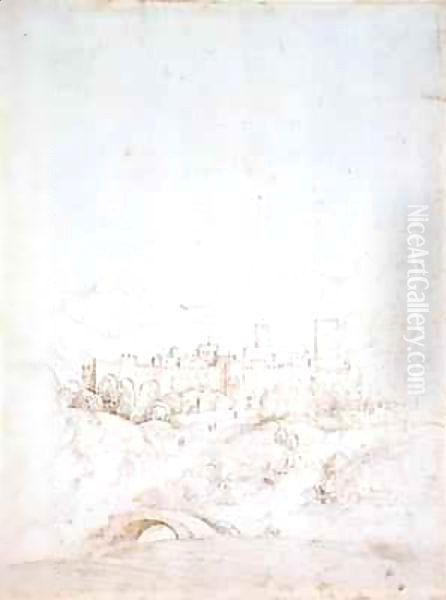 An Italian Hill Town - view 1
