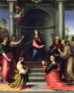 The Annunciation with Saints by Fra Bartolommeo della Porta