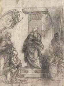 The Madonna and Child with saints by Fra Bartolommeo della Porta