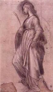 Study of St. Catherine of Alexandria by Fra Bartolommeo della Porta