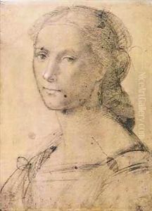 Portrait of a young woman by Fra Bartolommeo della Porta
