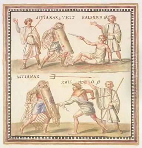 Ms Gen 1496 Plate CXXIV Gladiators - view 1