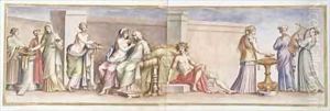 Ms Gen 1496 Plate XLI Aldobrandini Wedding by Pietro Santi Bartoli