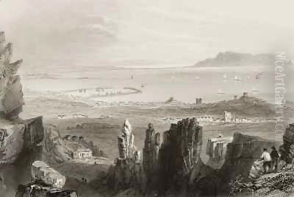 Dublin Bay from Kingstown Quarries - view 1