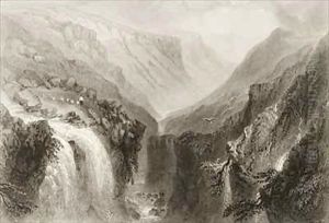 Head of Glenmalure, County Wicklow by William Henry Bartlett