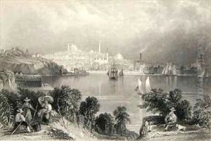 A View of Baltimore, from 'The History of the United States'