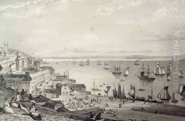 View of Cobh Harbour, looking towards Rostellan, County Cork - view 1