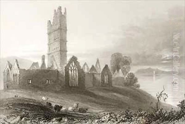 Moyne Abbey, County Mayo, Ireland - view 1