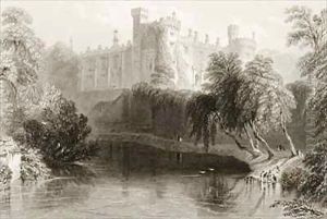 Kilkenny Castle, County Kilkenny, Ireland by William Henry Bartlett