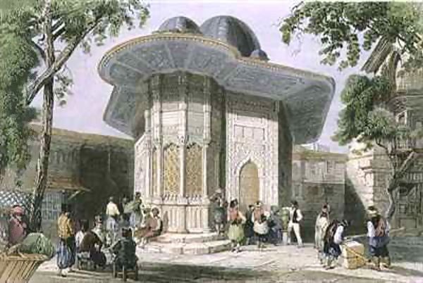 Fountain in Galata, Istanbul - view 1