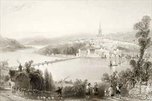 Londonderry, County Londonderry, Northern Ireland by William Henry Bartlett