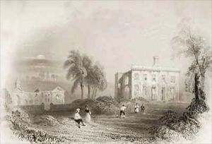 Dangan Castle, County Meath, Ireland by William Henry Bartlett