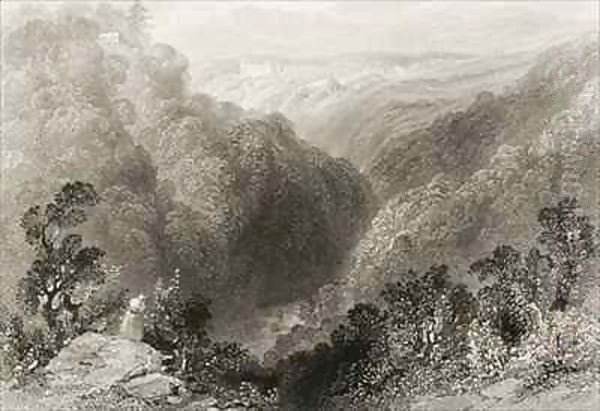 View of Powerscourt from the Dargle, County Wicklow - view 1
