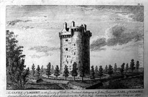 Castle Howel, Barony of Kells, County Kilkenny, Ireland by William Henry Bartlett