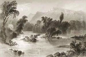 The Meeting of the Water, Vale of Avoca, County Wicklow by William Henry Bartlett