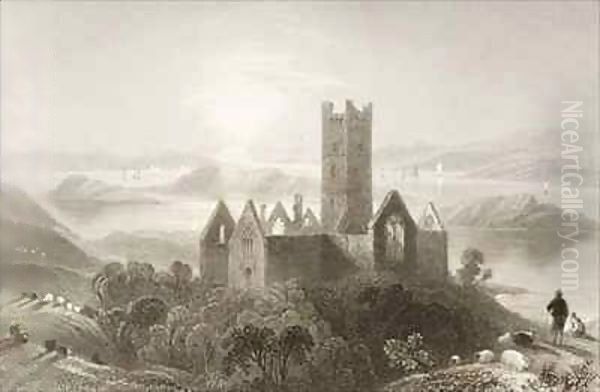 Roserk Abbey, County Mayo, Ireland - view 1