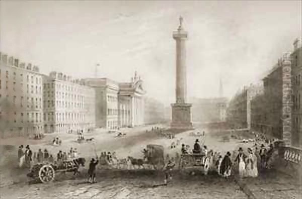 Sackville Street (now O'Connell Street), Dublin - view 1
