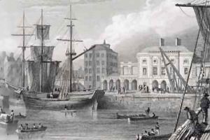 The Custom House, Limerick, Ireland by William Henry Bartlett