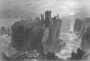 View of Dunottar Castle, near Stonehaven View of Dunottar Castle, near Stonehaven
