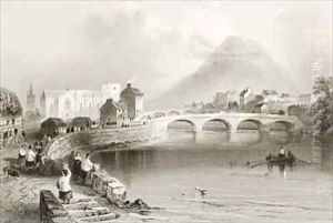 Ballina, County Mayo by William Henry Bartlett