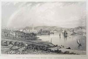 View of Waterford from The Dunmore Road, Ireland by William Henry Bartlett