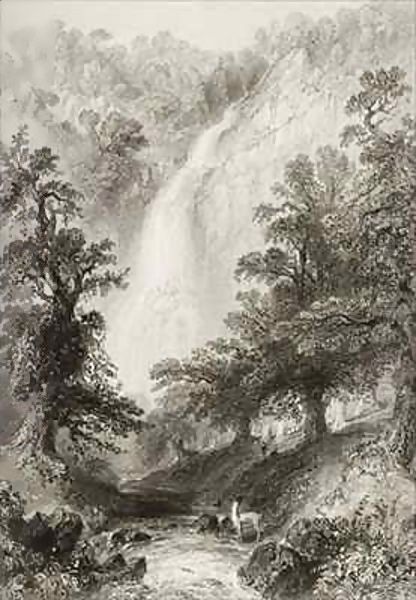 The Waterfall, Powerscourt, County Wicklow, Ireland - view 1