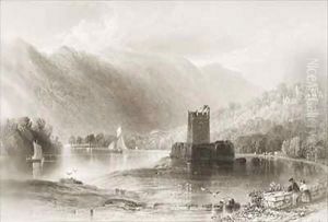 Narrow Water Castle, County Down, Northern Ireland by William Henry Bartlett