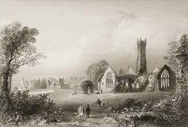 Augustinian Abbey at Adare, County Limerick, Ireland - view 1