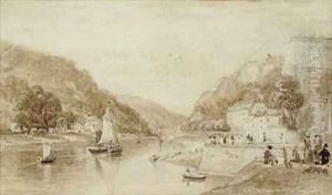 Hotwells near Bristol by William Henry Bartlett