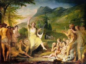 Orpheus, first in series of 'The Progress of Human Culture and Knowledge' by James Barry