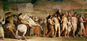 Crowning the Victors at Olympia, third of the series 'The Progress of Human Culture and Knowledge' by James Barry