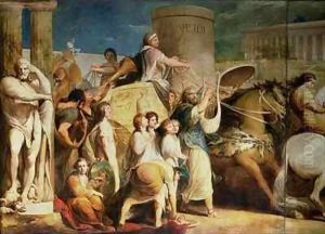 Crowning the Victors at Olympia, third in the series 'The Progress of Human Culture and Knowledge' 2 by James Barry