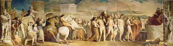 Crowning the Victors at Olympia, third in the series 'The Progress of Human Culture and Knowledge' 3 - view 1