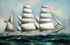 Three Masted Barque Annesley by Woolston Barratt