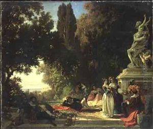 Spring Festival in Tuscany by Henri Baron